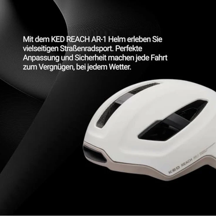 KED Fahrradhelm REACH AR-1, weiß, mit MIPS Brain Protection System und 3D K-FIT Anpassungssystem – Bild 4