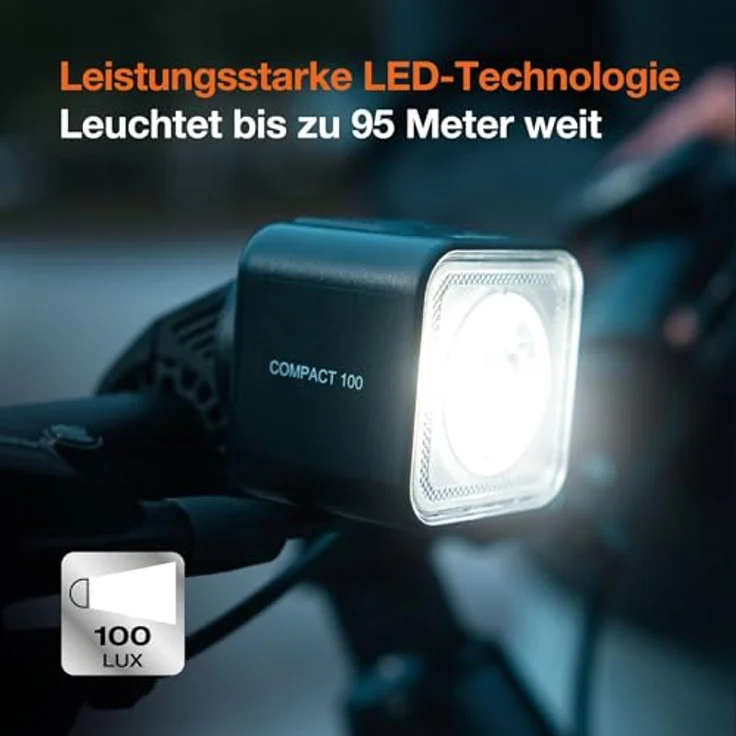 OSRAM Fahrradbeleuchtung Set LED, kraftvolle Ausleuchtung bis zu 95 Meter, integrierter Helligkeitssensor – Bild 9