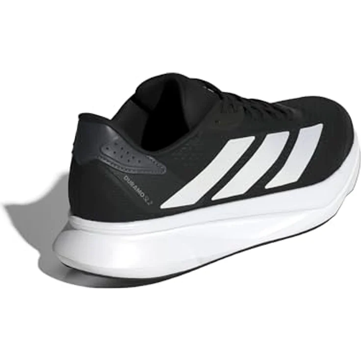 Adidas Duramo SL2 Laufschuhe Herren, cblack/ftwwht/grefiv, atmungsaktives Obermaterial, gepolsterte Zwischensohle, rutschfeste Gummisohle – Bild 8
