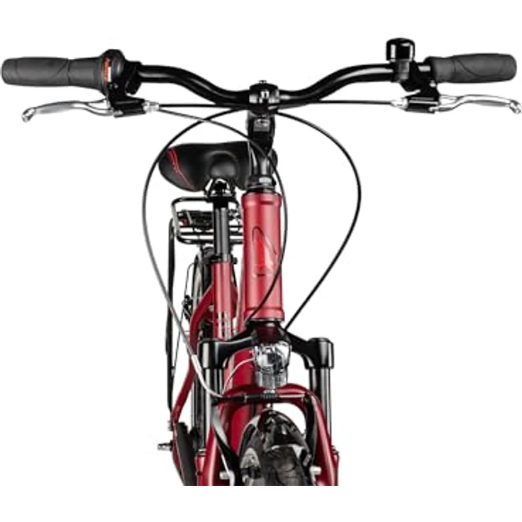 Adler Verona NEXUS Wave Damen-Citybike, 7-Gang Shimano Nabenschaltung, Rücktrittbremse, 28 Zoll, Rot, 55 cm – Bild 3