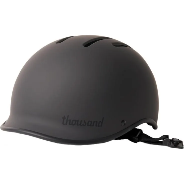 Thousand Heritage 2.0 Fahrradhelm Stealth Black S (54 - 57 cm) mit verbesserter Belüftung und Fidlock-Magnetverschluss