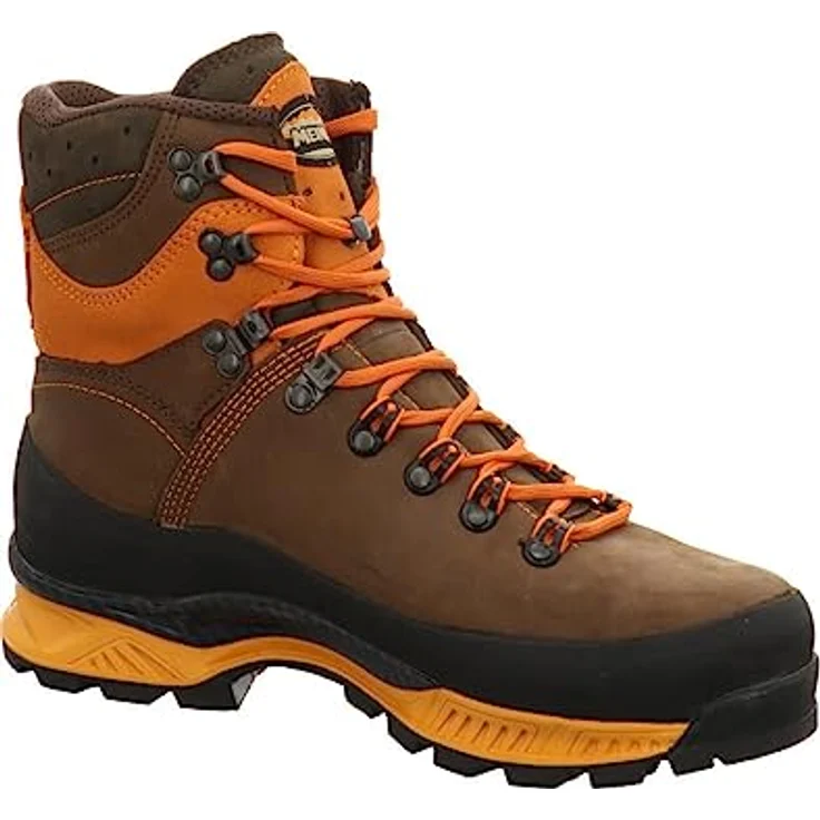 Meindl Island MFS Rock, Herren Wanderschuhe mit Gore-Tex, wasserdicht, Memory Foam, 44.5, orange – Bild 2