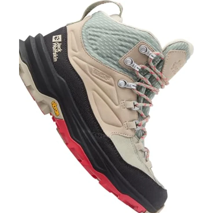 Jack Wolfskin Women's Cyrox Texapore Mid, Damen Wanderschuhe, atmungsaktiv und wasserdicht, Grün, Größe 36 – Bild 7