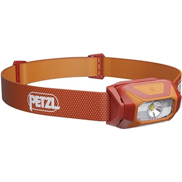 PETZL TIKKINA, kompakte Stirnlampe mit 300 Lumen, rot, inklusive drei AAA-Batterien – Bild 1