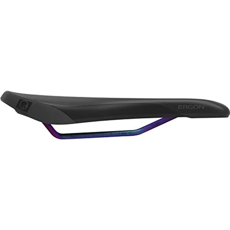 Ergon SM Enduro Comp Fahrradsattel | MTB Gravity für Männer, Medium/Large, Stealth Schwarz/Oil-Slick mit CNC-gefrästem AirCell-Sitzschaum und flexiblen Seitenflügeln – Bild 3