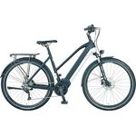 Prophete Entdecker 5.0 Trekking E-Bike 28 Zoll - 630 Wh - Mittelmotor - 10-Gang Kettenschaltung - HDY. Scheibenbremse, blau