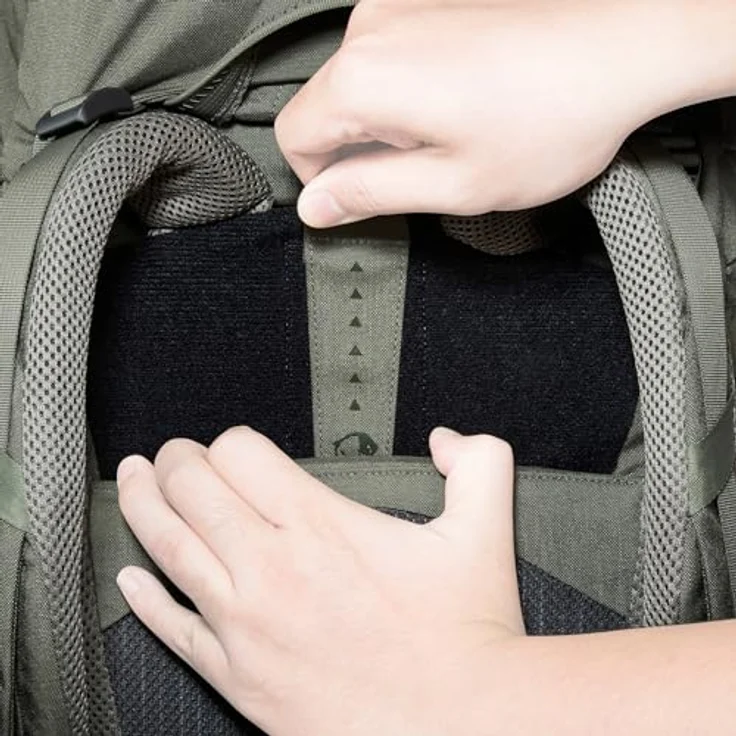 Tatonka Pyrox Wanderrucksack, 70 cm, stone grey olive, 100% Polyamid, kompakte Maße 29 cm x 22 cm – Bild 3