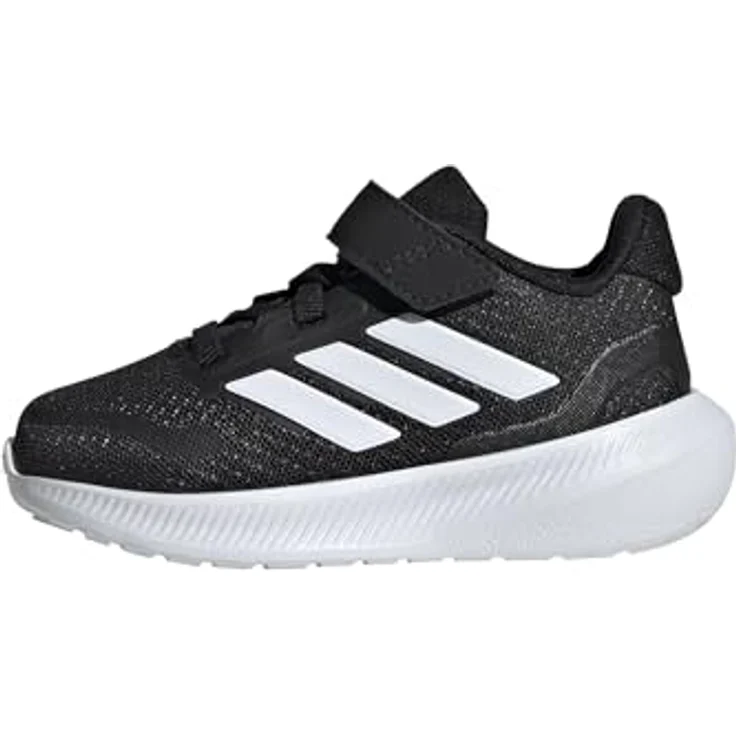 Adidas Jungen Runfalcon 5 Laufschuhe, atmungsaktives Mesh, CloudFoam-Zwischensohle, schwarz/weiß, Größe 35 – Bild 1