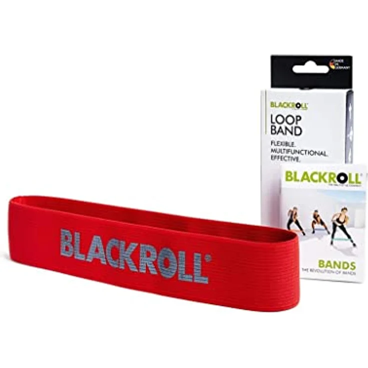 BLACKROLL Unisex Gymnastik-Band, Fitnessband für kleines Muskeltraining, rot, 1size
