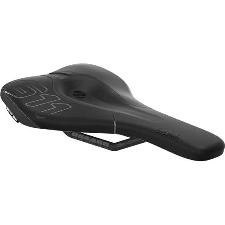 SQlab 611 Ergowave Carbon, MTB Tech & Trail Fahrradsattel in Unisex, 12-15 cm Breite, Kevlarverstärktes Heck, für All-Mountain und Enduro geeignet – Bild 2