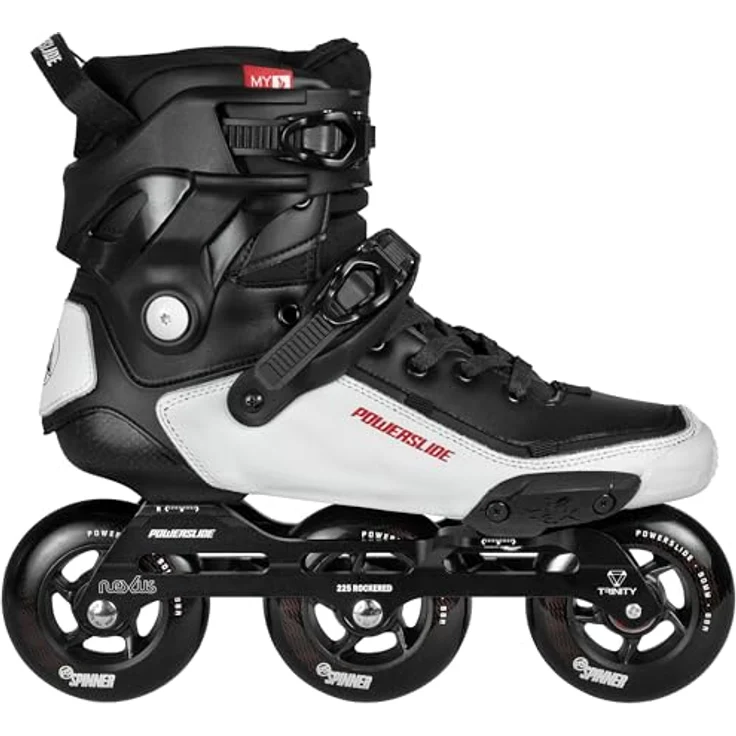 Powerslide Tau 90, Inline Skates mit 3-Rollen-System, TRINITY Montage und MYFIT Innenschuh, Größe 45 – Bild 1
