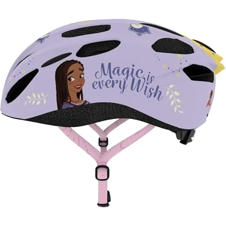 Seven Polska Kinder Fahrradhelm "WISH", Lila, M: 52-56cm, In-Mold-Tec, ab ca. 6 Jahre – Bild 2