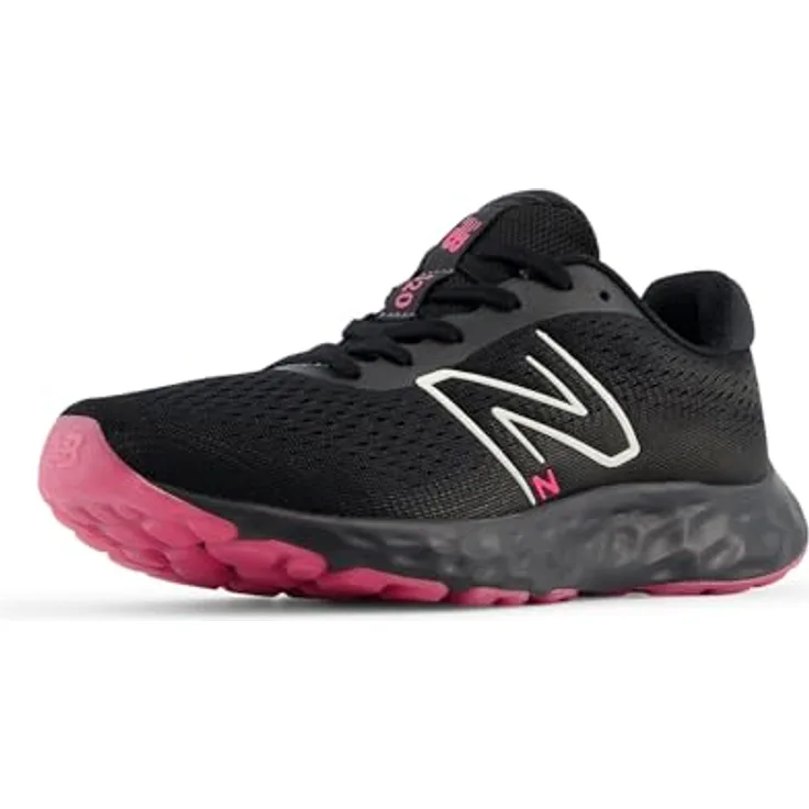 New Balance Fresh Foam 520 v9, Damen Laufschuhe mit atmungsaktivem Mesh-Obermaterial und flexibler Gummisohle, Schwarz (37)