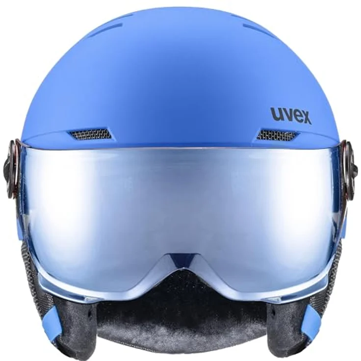 Uvex Rocket jr Visor blue mat - lasergoldlite 54-58 cm – Bild 5