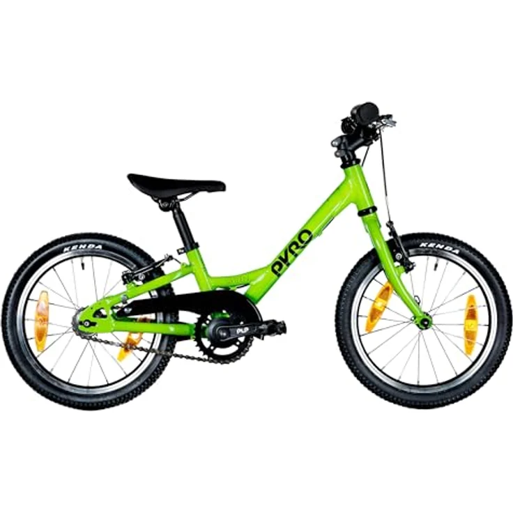 PYRO Bikes Kinderfahrrad Sixteen Small, Leichter Aluminiumrahmen, V-Brakes, Kinderfreundliche 1-Gang-Schaltung, Blau – Bild 2