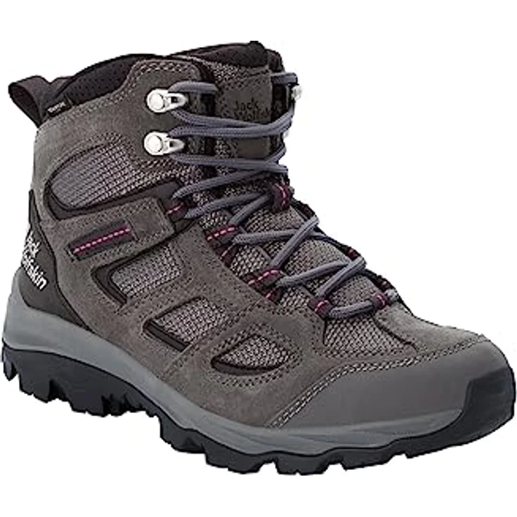 Jack Wolfskin Vojo Texapore Mid M Wanderschuhe Damen, grau, wasserdicht und atmungsaktiv, Größe 36 – Bild 3