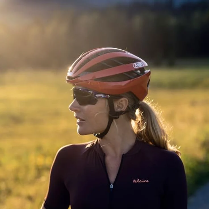 ABUS Aventor Steel Blue S, Fahrradhelm mit optimaler Belüftung und hohem Tragekomfort für Radsportler – Bild 5