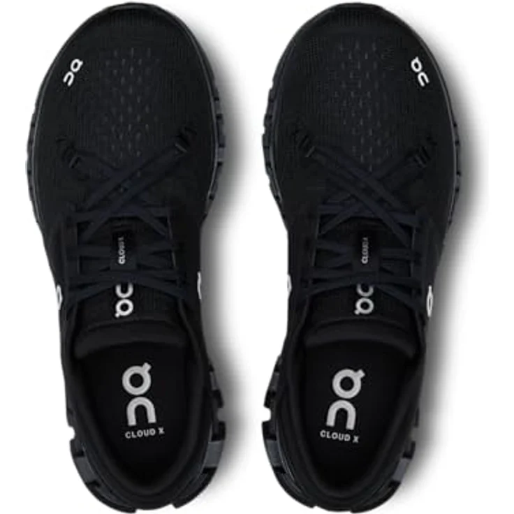 On Running Cloud X4, Damen Laufschuhe, bequem und klassisch, Größe 38.5, Schwarz – Bild 2