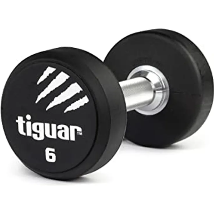 TIGUAR Dumbbell Pu 6 Kg Ti-whpu0060, Mehrfarbige Hantel mit einfachem Handling und gutem Preis-Leistungs-Verhältnis