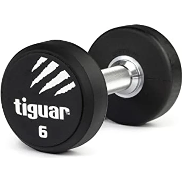 TIGUAR Dumbbell Pu 6 Kg Ti-whpu0060, Mehrfarbige Hantel mit einfachem Handling und gutem Preis-Leistungs-Verhältnis – Bild 1