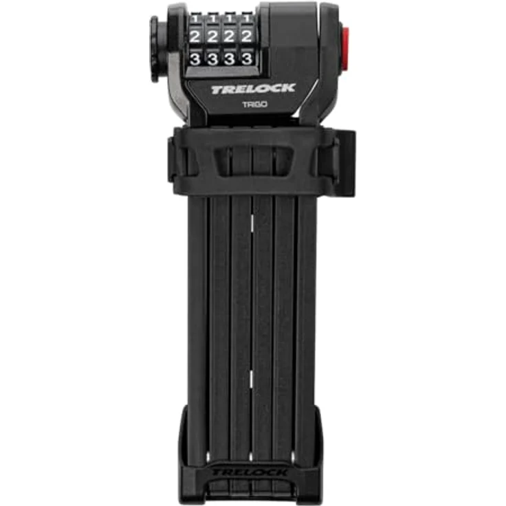 Trelock FS 360 Code, Veloschloss (75 cm) mit Zahlencode, korrosionsgeschütztem Tredur Stahl und Sicherheitslevel 3 – Bild 1