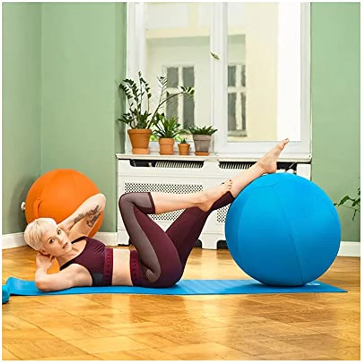 Sitting Ball Sitzball Mesh grün ca.65cm – Bild 2