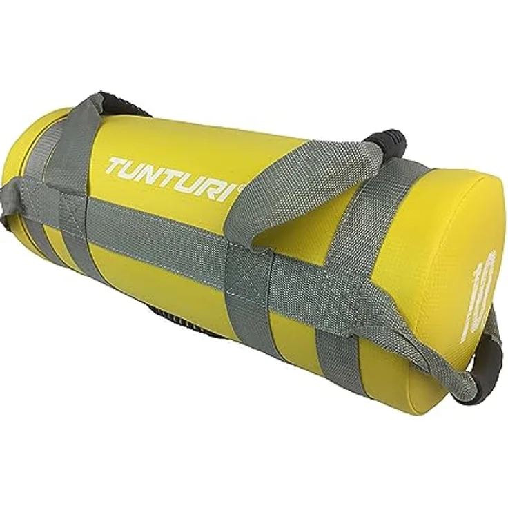 Tunturi Power Bag, Fitnesssack mit 4 Griffen, 15 kg, Sandsack für Krafttraining