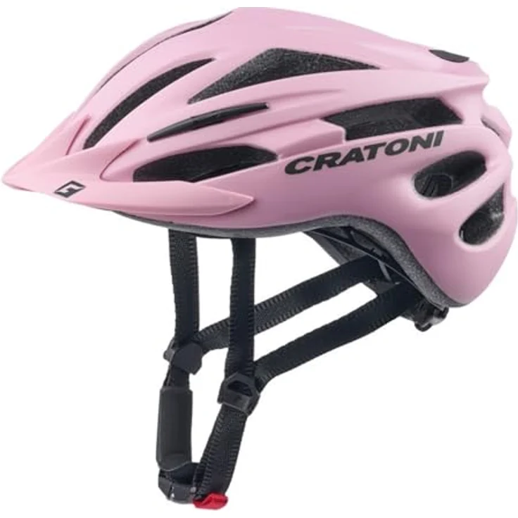Cratoni Pacer Fahrradhelm, Leichter Allroundhelm für Touren und Familie, rosa, L-XL (58-62cm)