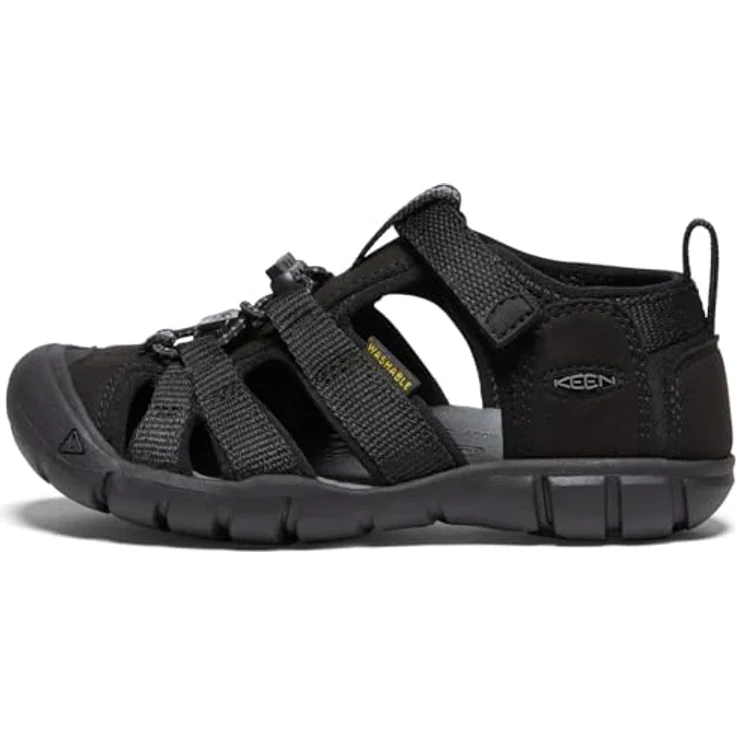 KEEN Wanderschuhe, strapazierfähige Kunstleder/Textil Outdoorsandalen für Kinder, dämpfende EVA-Zwischensohle, PFC-frei, Schnell-Schnürsystem mit Klettverschluss – Bild 3