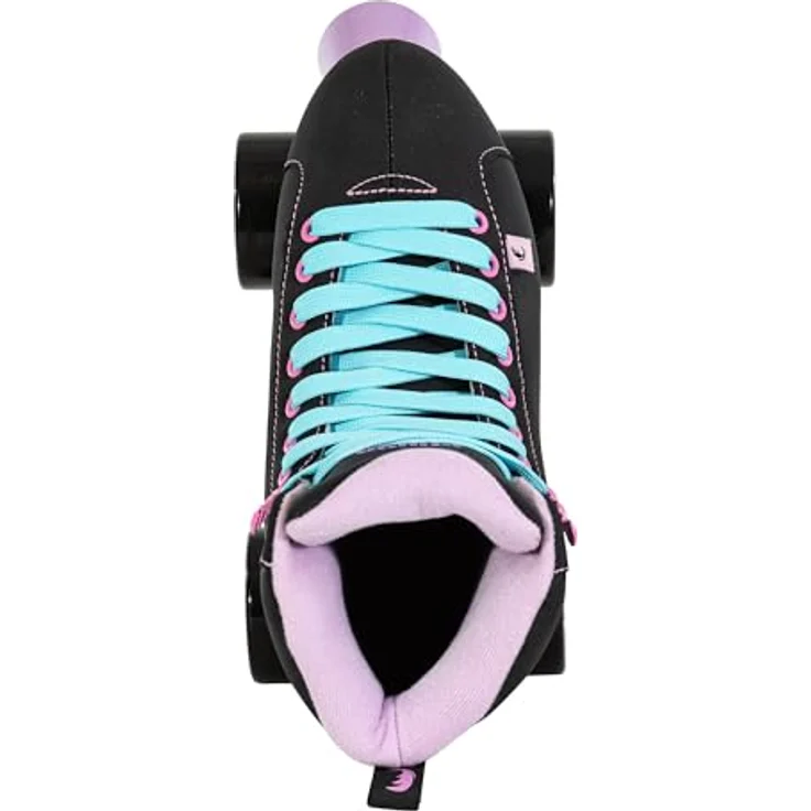 Chaya Lifestyle Rollerskates Melrose - 39, Veganfreundlich in Schwarz/Rosa mit Glasfaserverstärktem Teller – Bild 5