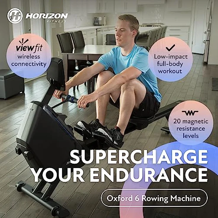 Horizon Fitness Rudergerät Oxford 6" – Bild 2