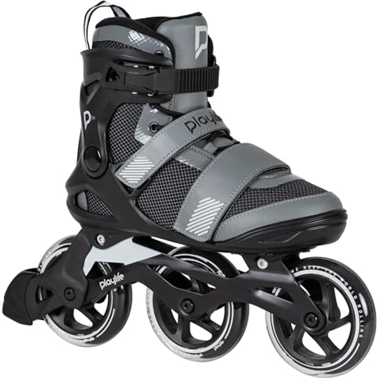 Playlife GT Black Grey 110 Inlineskates, 3x, 110, 46 – Bild 2