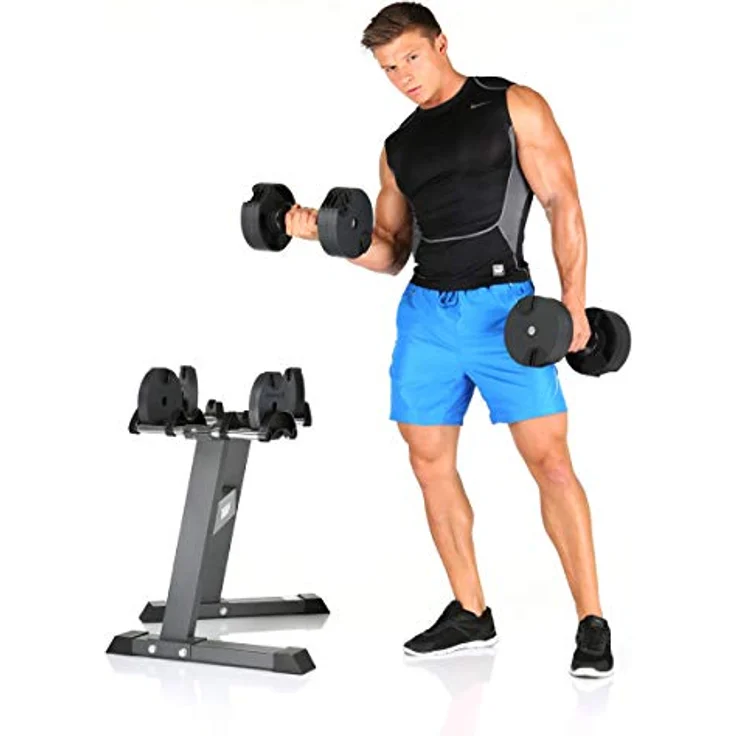 HAMMER Finnlo Smartlock Hantel-Set mit intelligentem Smartlock-System und Hantelständer (40 kg) – Bild 5