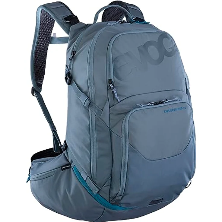 Evoc Explorer 26, Wanderrucksack für Herren, 45 cm, blau, 100% Polyester, kompakt (27 cm x 14 cm) – Bild 1