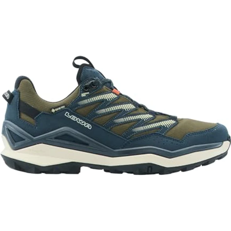 Lowa MADDOX PRO GTX LO, Leichter Wanderschuh mit GORE-TEX, navy/oliv, Größe 46.5 – Bild 1