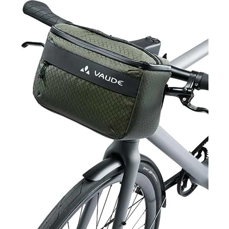 VAUDE Fahrradtasche Cyclist Box Hüfttasche und Lenkertasche, 3 Liter Volumen, recycelte Materialien, PFC-frei wasserabweisend, blau – Bild 9