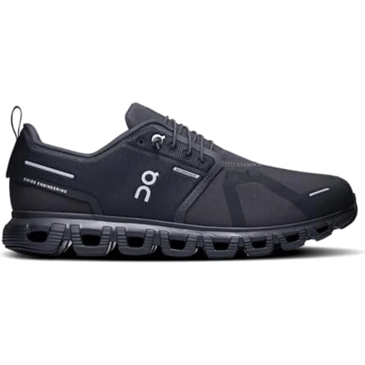 ON Running Cloud 6 WP Waterproof, Herren Sneakers Schuhe mit hervorragender Dämpfung und Aufprallschutz, schwarz, EU 44 US 10 – Bild 2