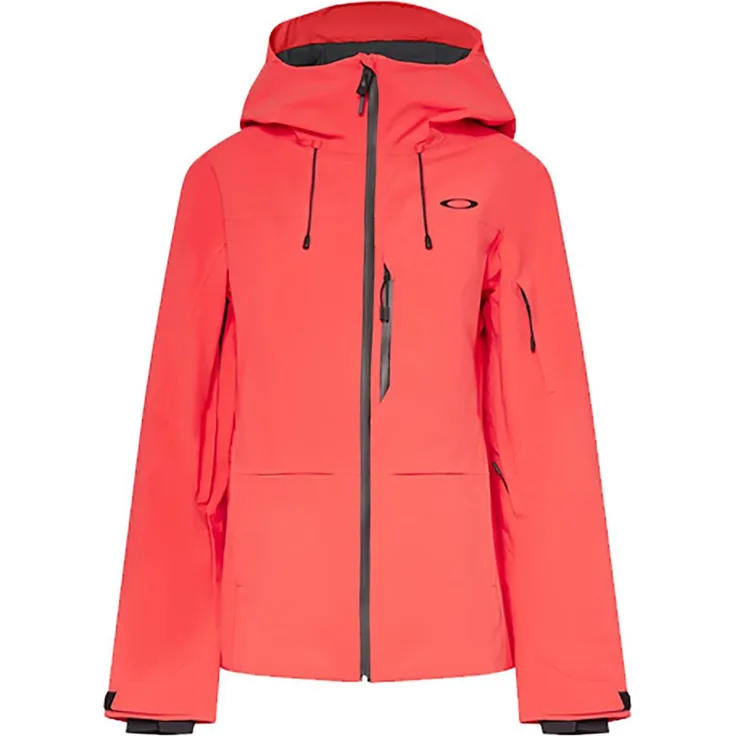 Oakley Canopy Insulated Damen Skijacke, wasserdicht und atmungsaktiv, Hibiscus red, Größe L