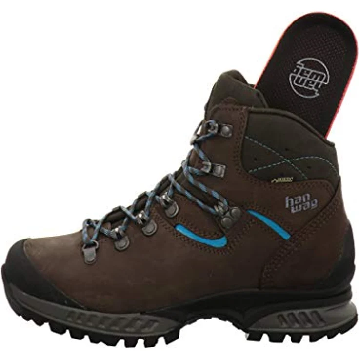 Hanwag Damen Tatra II Wide GTX Wanderschuhe, Größe 39.5, braun, ideal für Wanderungen – Bild 6