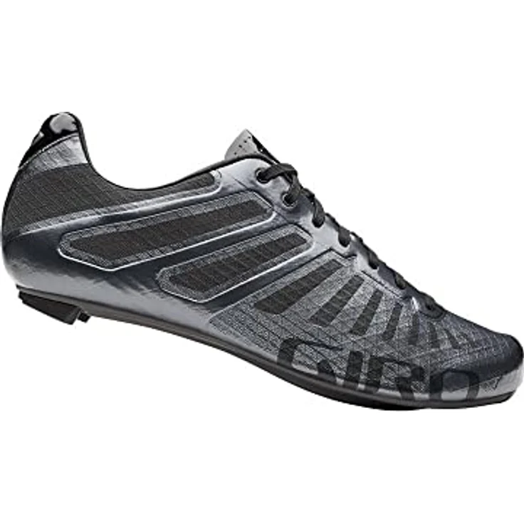 Giro Empire SLX Rennradschuhe, ultraleicht mit Carbon-Fiber-Sohle und klassischer Schnürung, grau, EU 45 1/2 – Bild 2