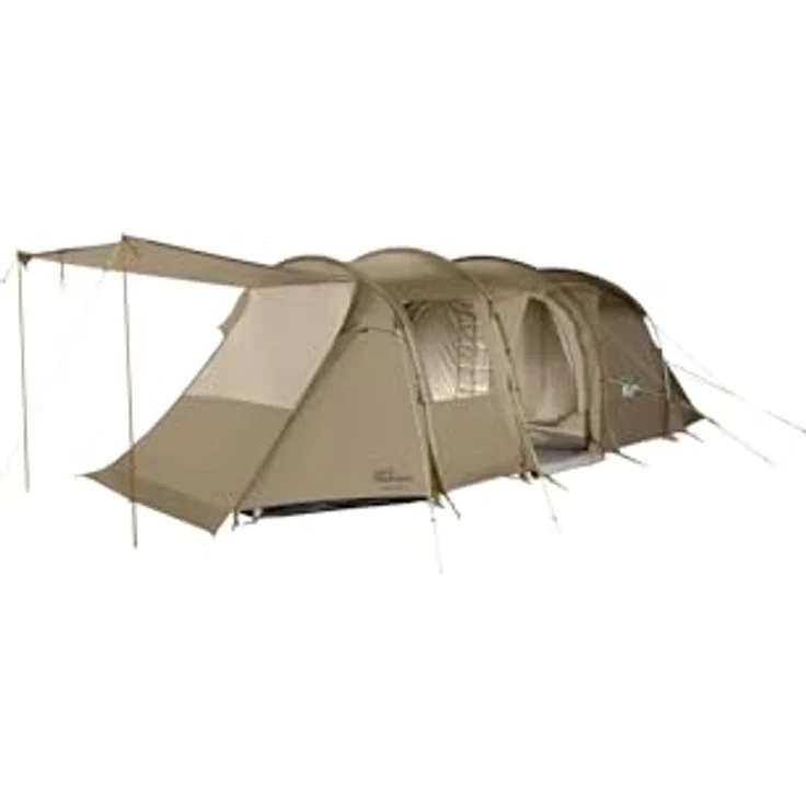 Jack Wolfskin Lodge Zelt, White Pepper, Einheitsgröße mit 6 verschließbaren Belüftungsöffnungen – Bild 4