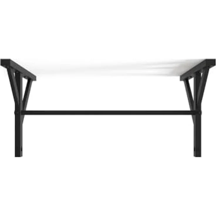 Atletica K3 Klimmzugstange | Wand- oder Deckenmontage | 127 cm breit | Verstellbar | durch Zwei Querstangen gesichert | hohe Belastungsgrenzen möglich | Triple Black Design – Bild 5