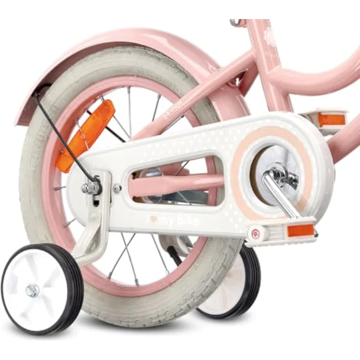 Sun Baby Silver Moon 14 Zoll Kinderfahrrad mit Schubstange, rosa, für Kinder bis 50 kg – Bild 6