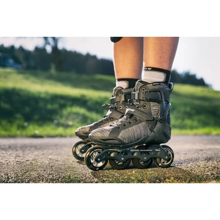 Powerslide Phuzion Radon Black White 80 Inline Skates, stabiler Halt und Komfort für Anfänger und Fortgeschrittene, Größe 41 – Bild 7