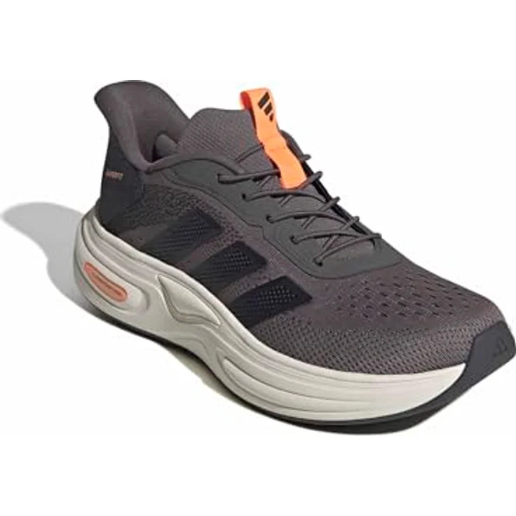 adidas Cloudfoam Luxxion Sneaker Grau, bequeme Laufschuhe mit Rapidfit Fersenkappe und Cloudfoam Zwischensohle – Bild 3