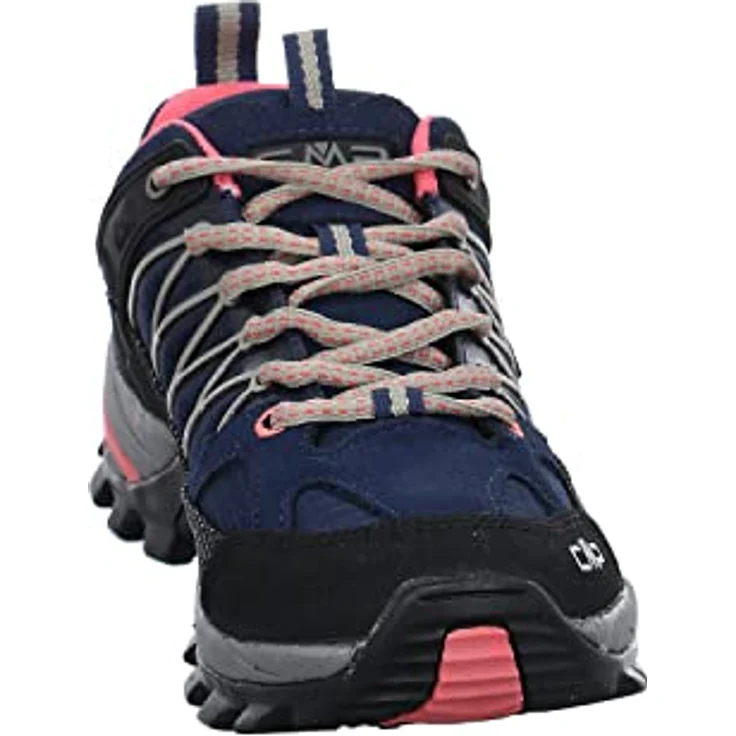 CMP Damen Wanderschuhe Marine 3Q54456-38ML, Wasserdichte Schnürschuhe aus Leder/Synth. in Blau-Bunt, Größe 39 – Bild 4