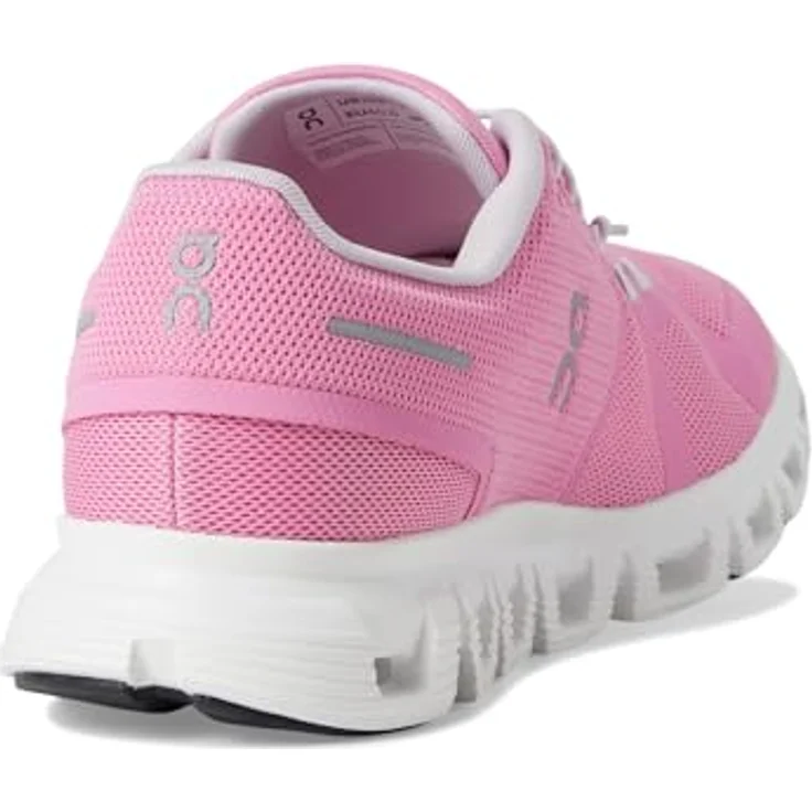 ON Running Cloud 6, Damen Sneakers in Raspberry-White mit CloudTec®-Dämpfung und leichtem Mesh-Obermaterial, EU 39 US 8 – Bild 5