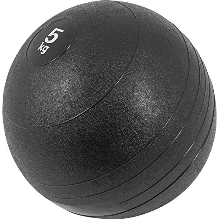 GORILLA SPORTS® Medizinball - 3kg, 5kg, 7kg, 10kg, 15kg, 20kg Gewichte, Einzeln/Set, mit Griffiger Oberfläche, rutschfest, Schwarz - Gewichtsball, Fitnessball, Slamball, Trainingsball – Bild 1