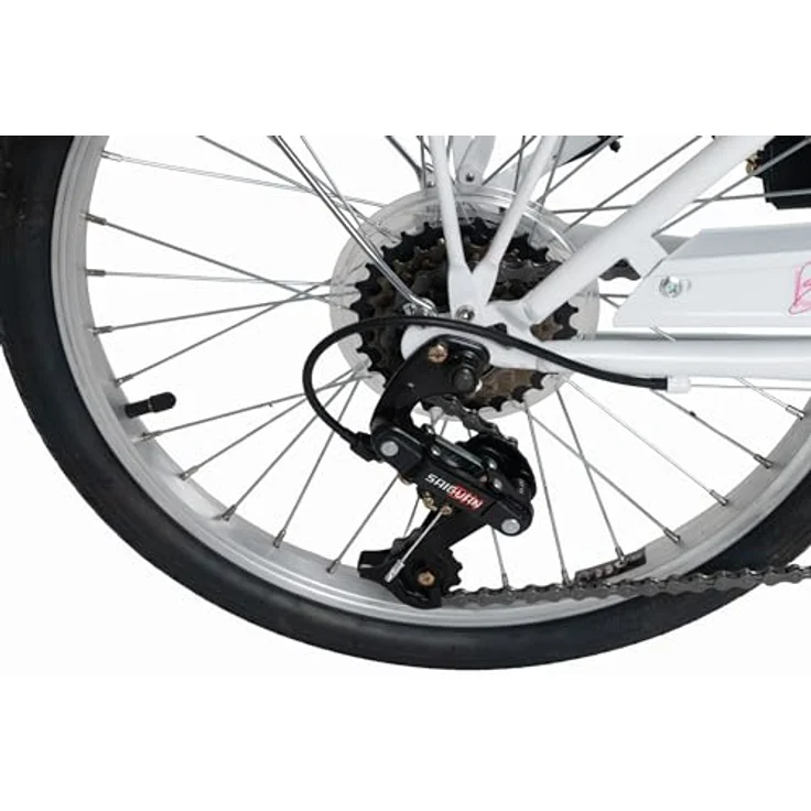 DACAPO Balloon 20'' Kinderfahrrad, 6-Gänge, RH 34 cm, für Körpergröße 120-140 cm, Grün – Bild 4