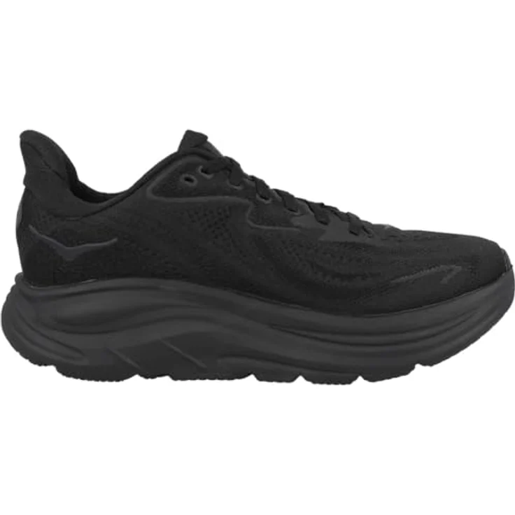 Hoka Clifton 10, Damen Laufschuhe mit optimaler Dämpfung, atmungsaktivem Obermaterial, Größe 38 2/3, Schwarz – Bild 3